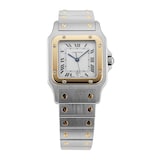 Pre-Owned Cartier Cartier Santos Galbee 28mm Stainless Steel and Yellow Gold