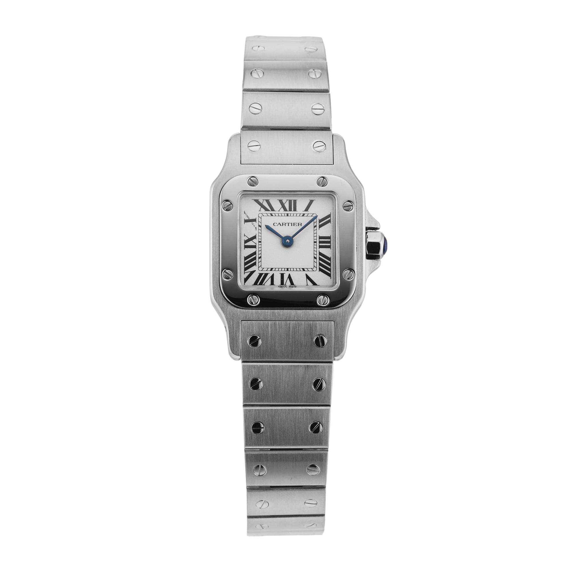 Pre-Owned Cartier Cartier Santos Galbee 24mm Stainless Steel Pre-Owned Cartier Cartier Santos Galbee 24mm Stainless Steel