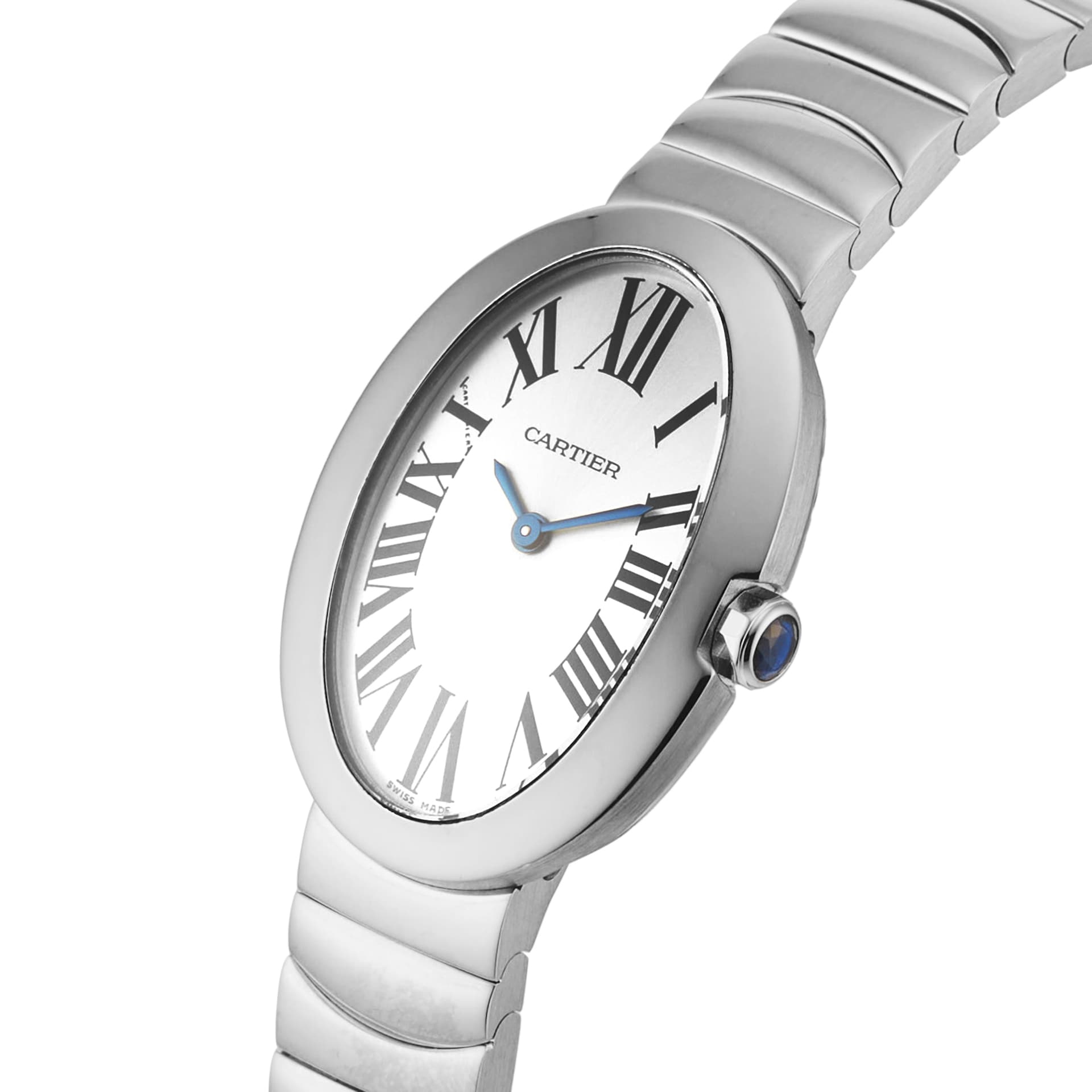 Pre-Owned Cartier Cartier Baignoire 24.5mm White Gold