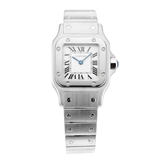 Pre-Owned Cartier Santos Galbee 24MM Stainless Steel Pre-Owned Cartier Santos Galbee 24MM Stainless Steel