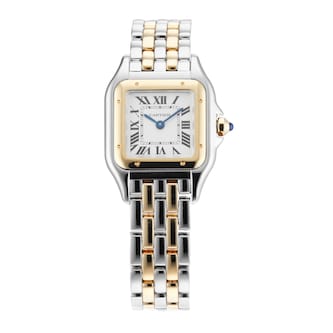 Pre-Owned Cartier Panthere De 23MM Stainless Steel and Yellow Gold Pre-Owned Cartier Panthere De 23MM Stainless Steel and Yellow Gold
