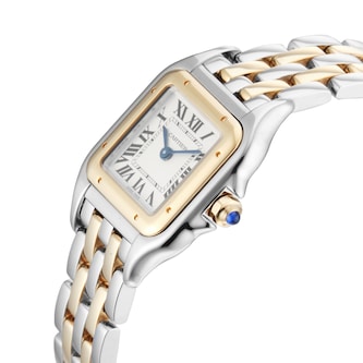 Pre-Owned Cartier Panthere De 23MM Stainless Steel and Yellow Gold Pre-Owned Cartier Panthere De 23MM Stainless Steel and Yellow Gold