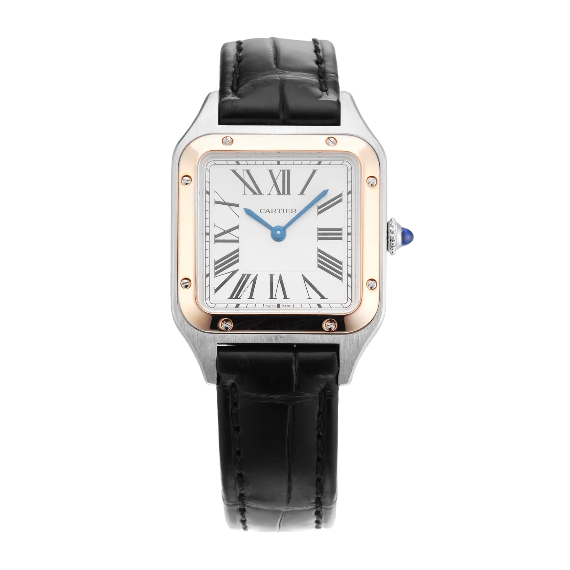 Santos-Dumont Small Model 27.5MM Quartz Stainless Steel