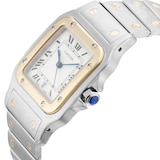 Pre-Owned Cartier Santos Galbee 28mm Stainless Steel and Yellow Gold