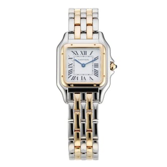 Pre-Owned Cartier Panthere 29mm Stainless Steel and Yellow Gold Pre-Owned Cartier Panthere 29mm Stainless Steel and Yellow Gold