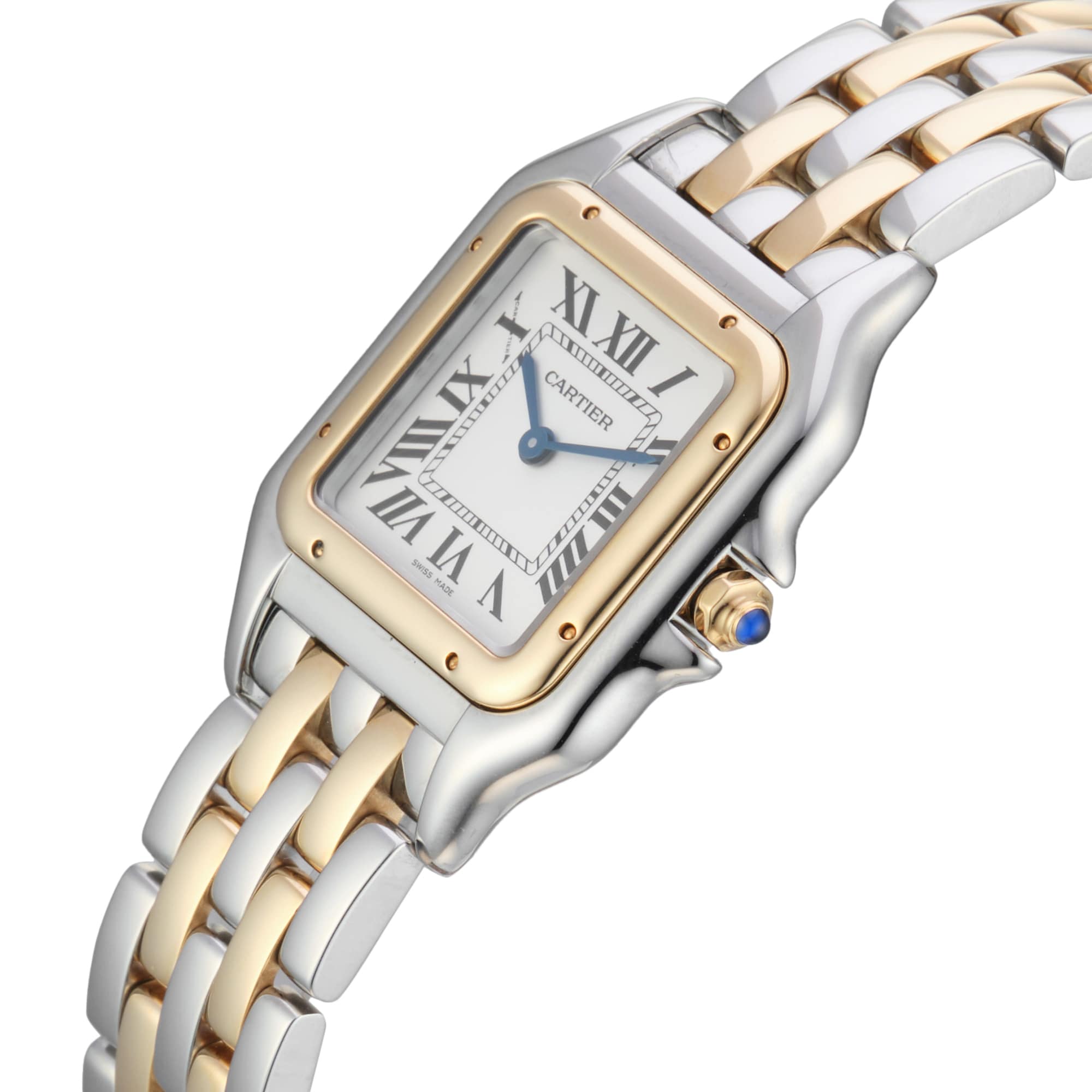 Pre-Owned Cartier Panthere 29mm Stainless Steel and Yellow Gold
