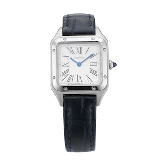 Pre-Owned Cartier Santos Dumont 27.5mm Stainless Steel Pre-Owned Cartier Santos Dumont 27.5mm Stainless Steel