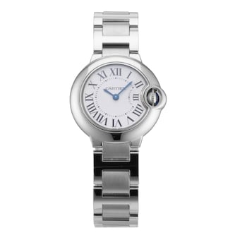 Pre-Owned Cartier Ballon Bleu 28.6mm Stainless Steel Pre-Owned Cartier Ballon Bleu 28.6mm Stainless Steel