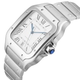 Pre-Owned Cartier Santos de 40mm Large Model Automatic Stainless Steel