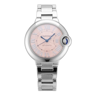 Pre-Owned Cartier Ballon Bleu De 33mm Stainless Steel Pre-Owned Cartier Ballon Bleu De 33mm Stainless Steel