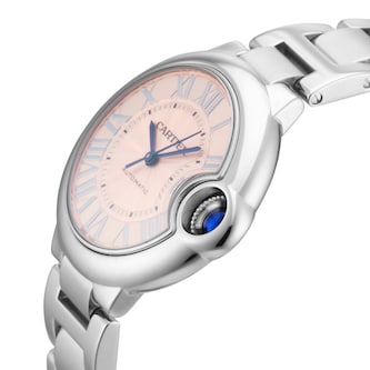 Pre-Owned Cartier Ballon Bleu De 33mm Stainless Steel Pre-Owned Cartier Ballon Bleu De 33mm Stainless Steel