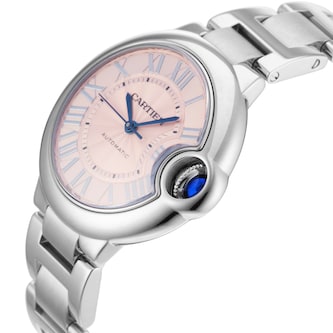 Pre-Owned Cartier Ballon Bleu De 33mm Stainless Steel