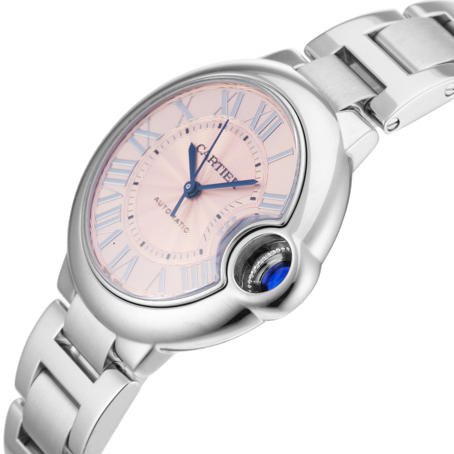 Pre-Owned Cartier Ballon Bleu De 33mm Stainless Steel