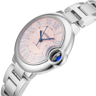 Pre-Owned Cartier Ballon Bleu De 33mm Stainless Steel