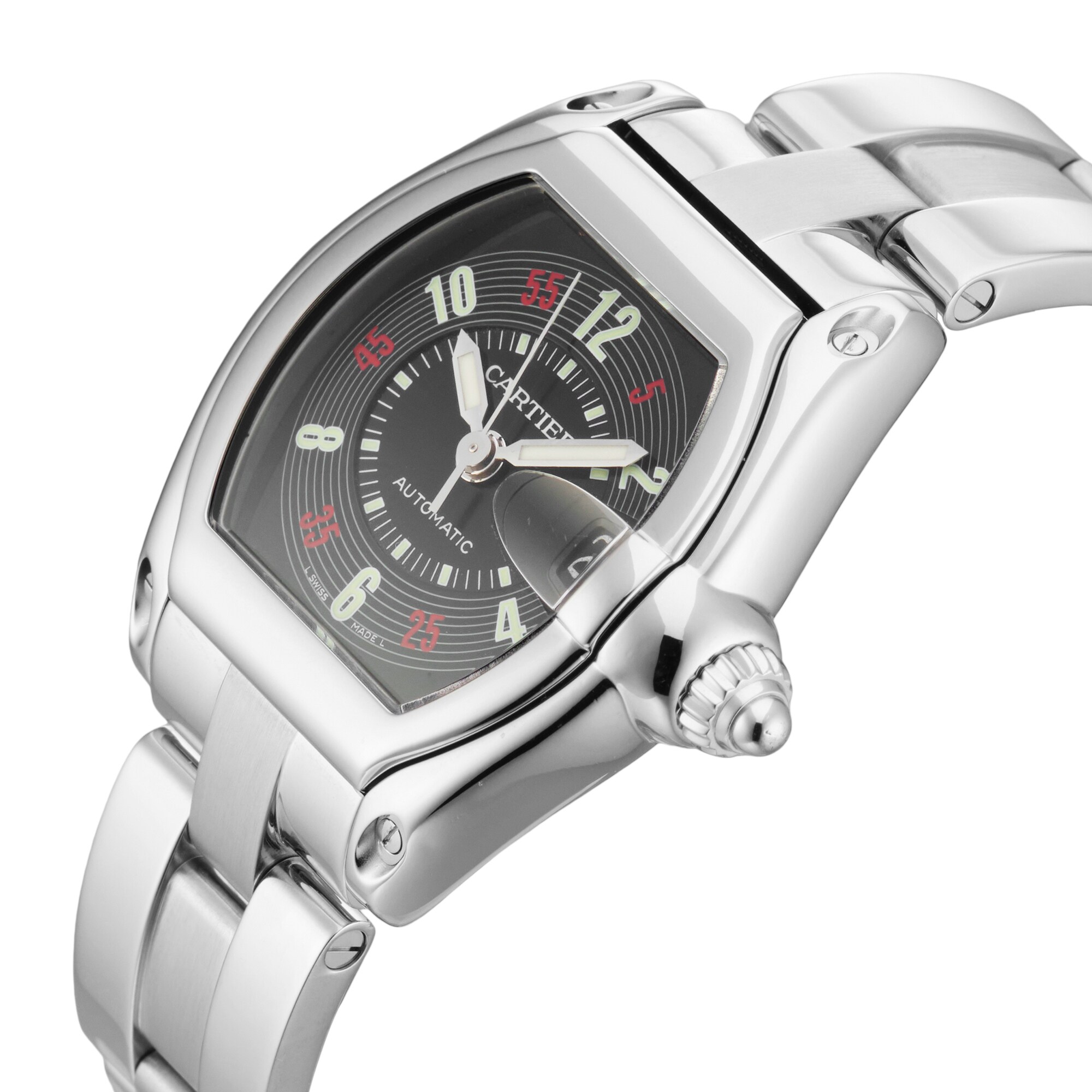 Pre-Owned Cartier Roadster 38mm Stainless Steel Pre-Owned Cartier Roadster 38mm Stainless Steel