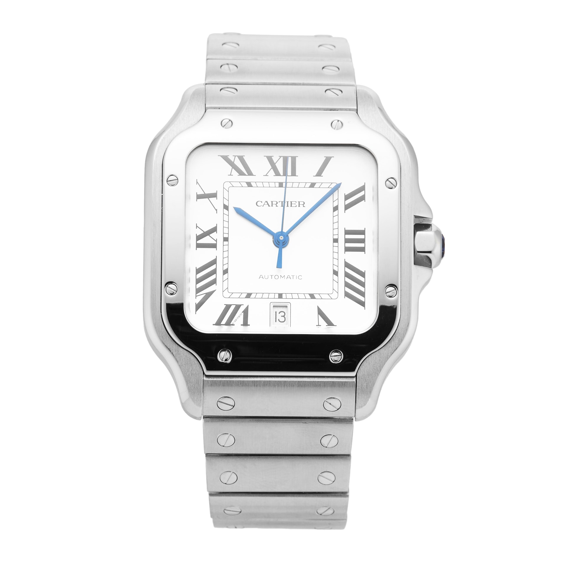 Pre-Owned Cartier Santos de 40mm Large Model Automatic Stainless Steel