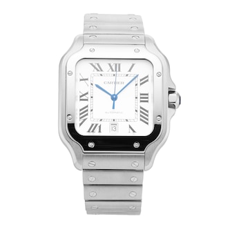 Pre-Owned Cartier Santos de 40mm Large Model Automatic Stainless Steel