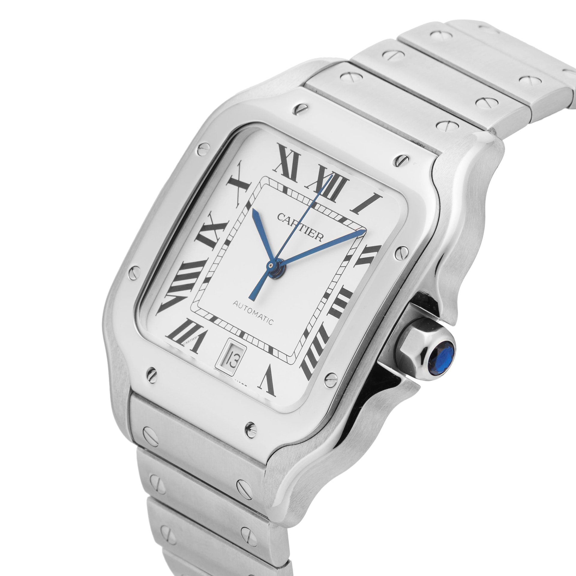 Pre-Owned Cartier Santos de 40mm Large Model Automatic Stainless Steel