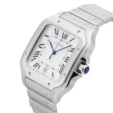 Pre-Owned Cartier Santos de 40mm Large Model Automatic Stainless Steel