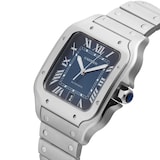 Pre-Owned Cartier Santos De Large 39.8mm Stainless Steel