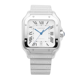 Pre-Owned Cartier Santos de 40mm Large Model Automatic Stainless Steel