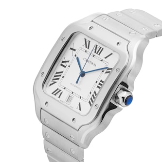 Pre-Owned Cartier Santos de 40mm Large Model Automatic Stainless Steel