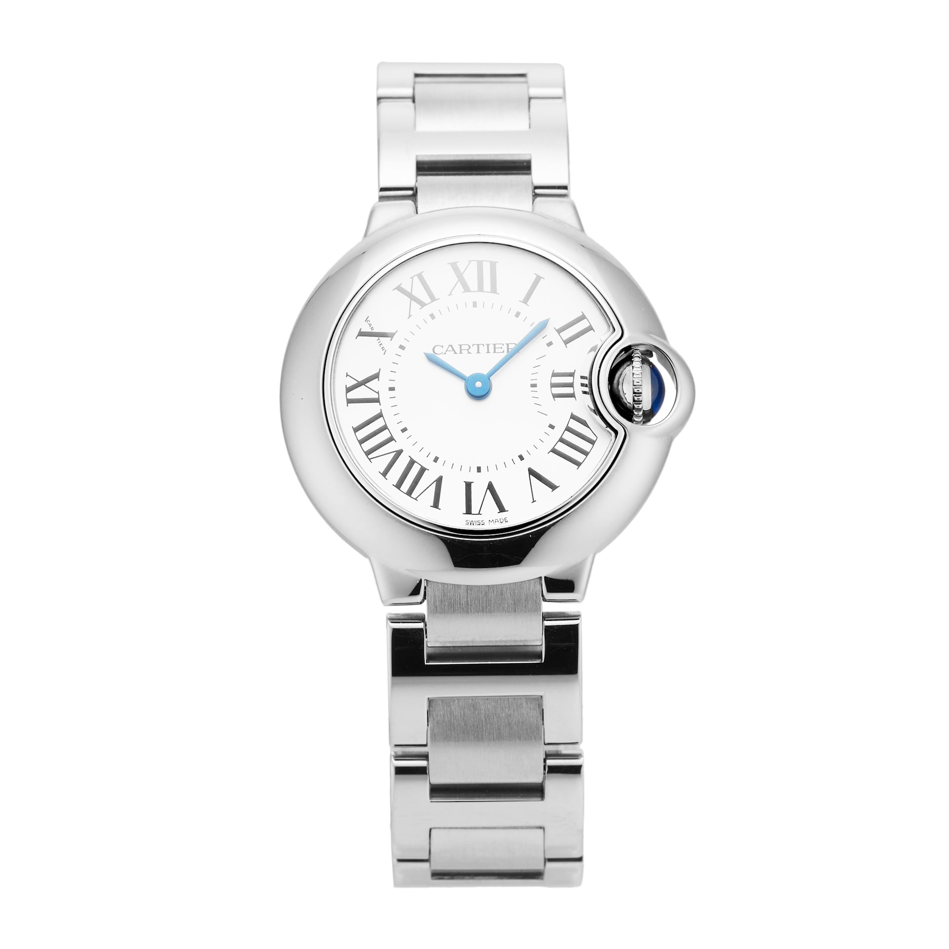 Pre-Owned Cartier Ballon Bleu 28.6mm Stainless Steel