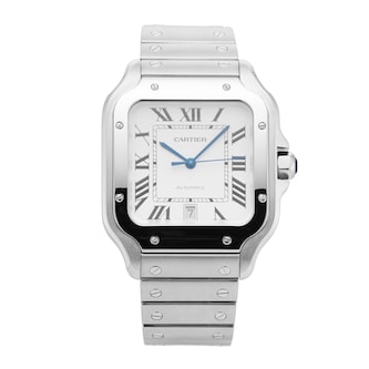 Pre-Owned Cartier Santos de 40mm Large Model Automatic Stainless Steel