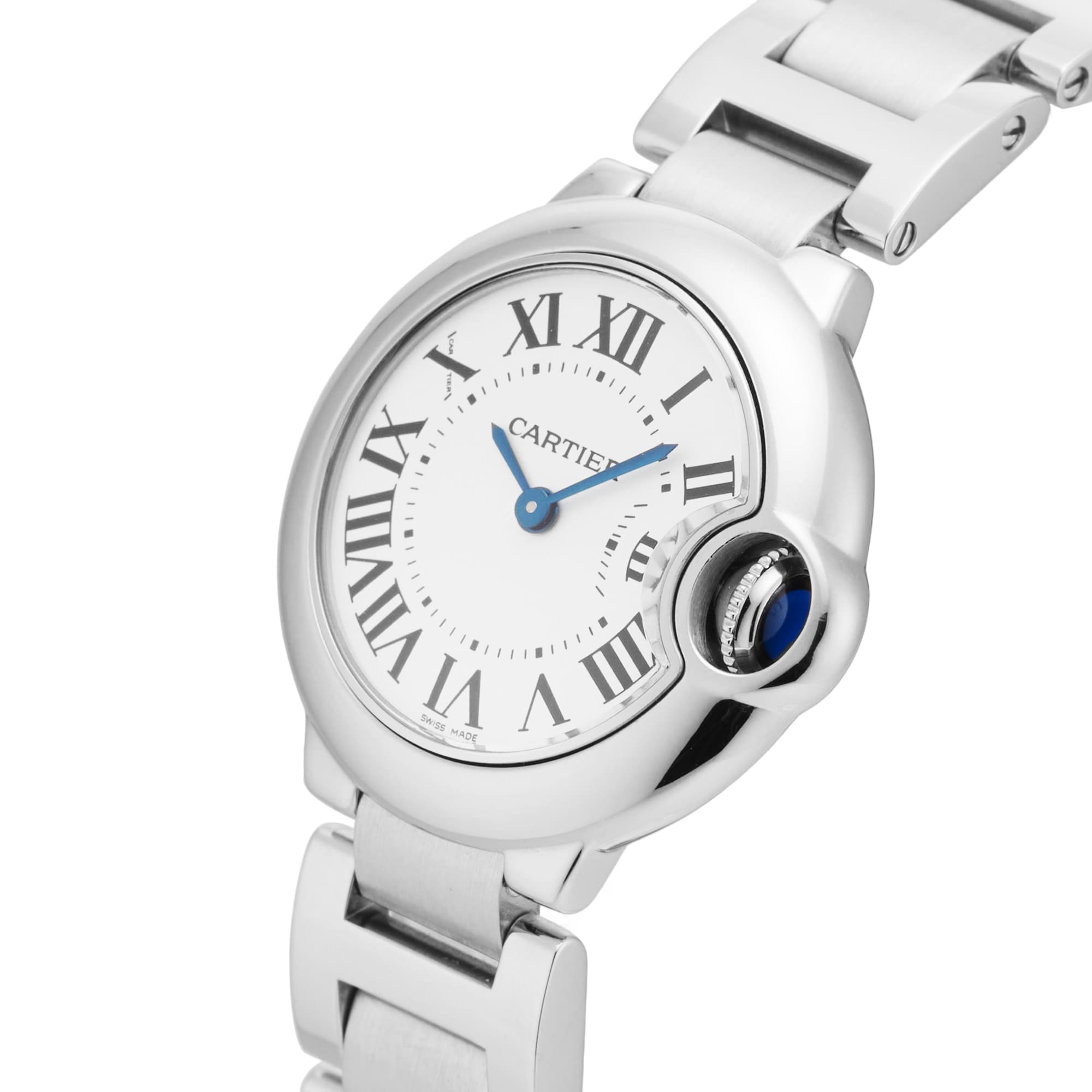 Pre-Owned Cartier Ballon Bleu 28.6mm Stainless Steel Pre-Owned Cartier Ballon Bleu 28.6mm Stainless Steel