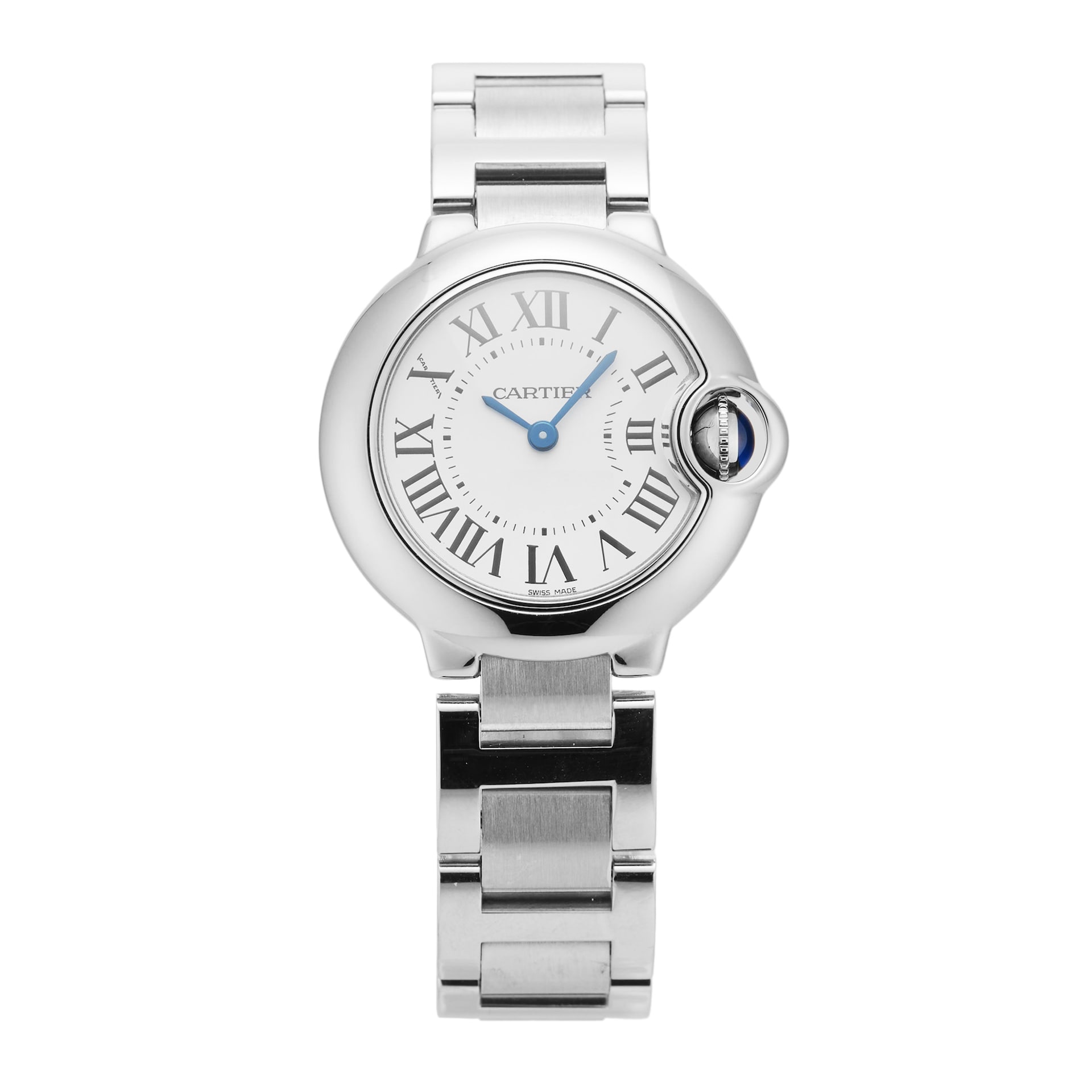 Pre-Owned Cartier Ballon Bleu 28.6mm Stainless Steel