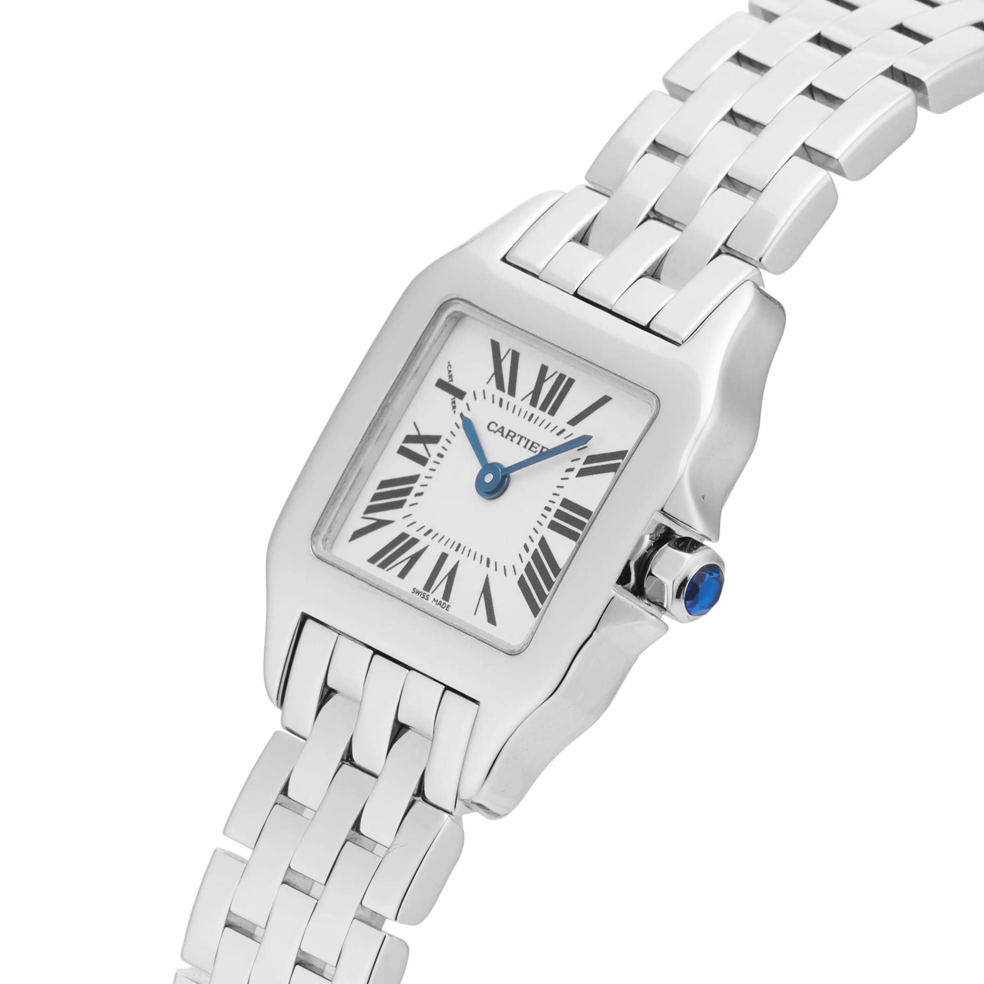 Pre-Owned Cartier Santos Demoiselle 20mm Stainless Steel Pre-Owned Cartier Santos Demoiselle 20mm Stainless Steel