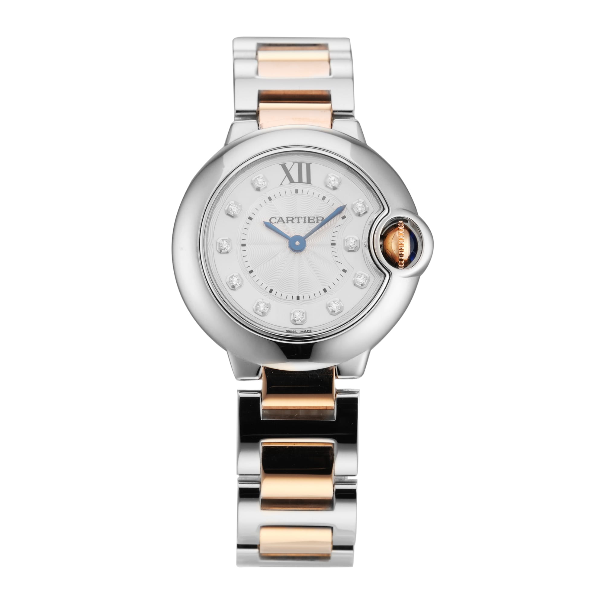Pre-Owned Cartier Ballon Bleu 28mm Stainless Steel Pre-Owned Cartier Ballon Bleu 28mm Stainless Steel