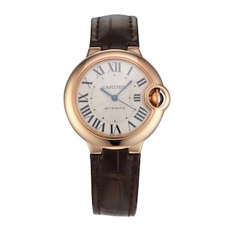 Pre-Owned Cartier Ballon Bleu De 33mm Rose Gold Pre-Owned Cartier Ballon Bleu De 33mm Rose Gold