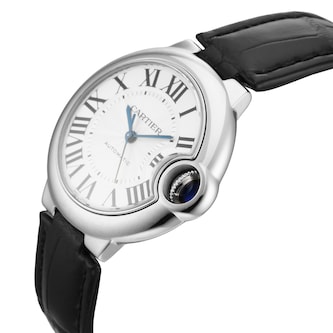 Pre-Owned Cartier Ballon Bleu De 33mm Stainless Steel Pre-Owned Cartier Ballon Bleu De 33mm Stainless Steel