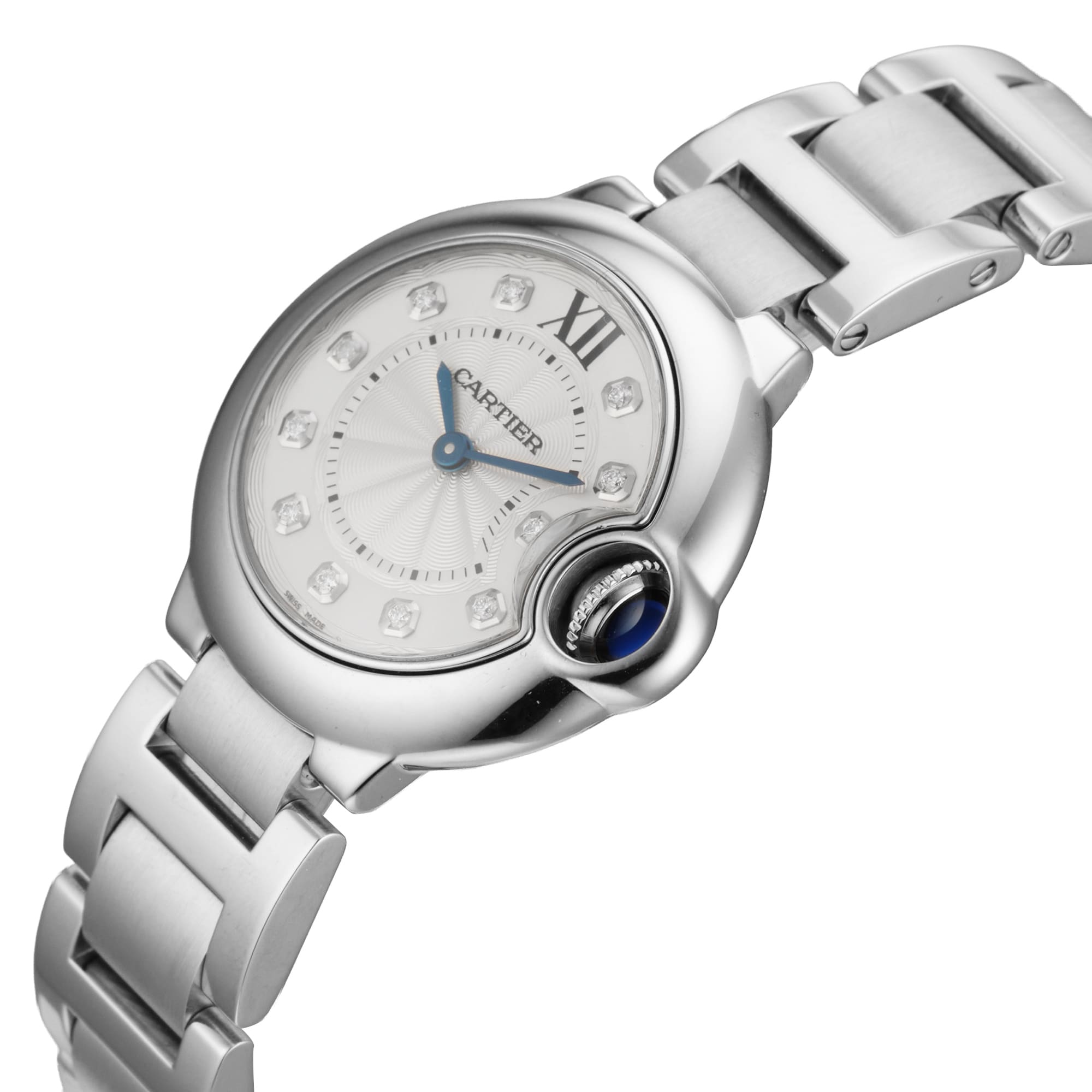 Pre-Owned Cartier Ballon Bleu De 28mm Stainless Steel