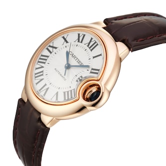 Pre-Owned Cartier Ballon Bleu De 33mm Rose Gold Pre-Owned Cartier Ballon Bleu De 33mm Rose Gold