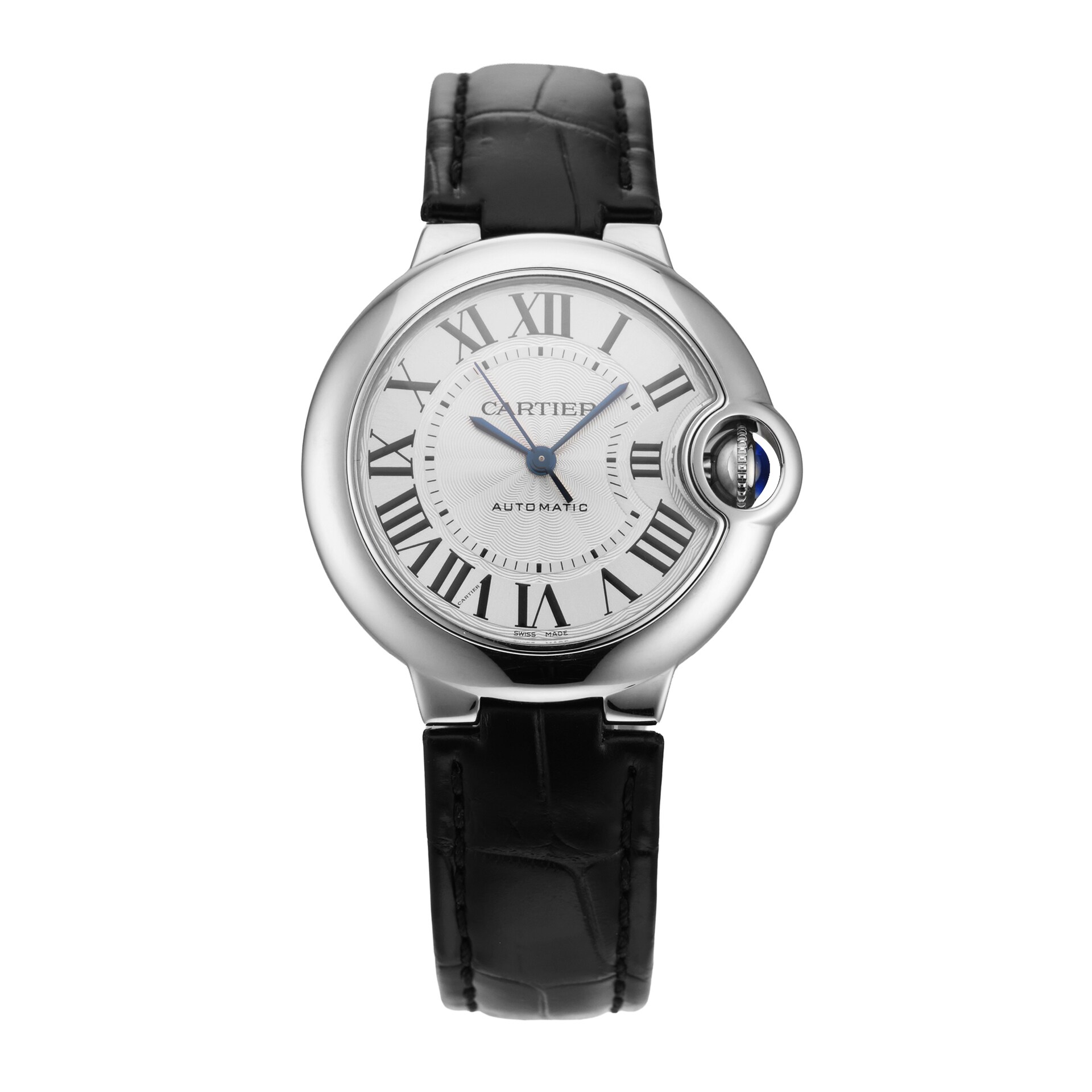 Pre-Owned Cartier Ballon Bleu De 33mm Stainless Steel Pre-Owned Cartier Ballon Bleu De 33mm Stainless Steel