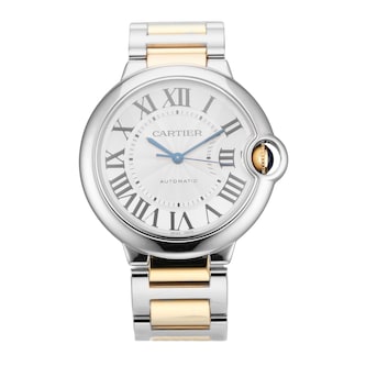 Pre-Owned Cartier Ballon Bleu 36mm Stainless Steel and Yellow Gold