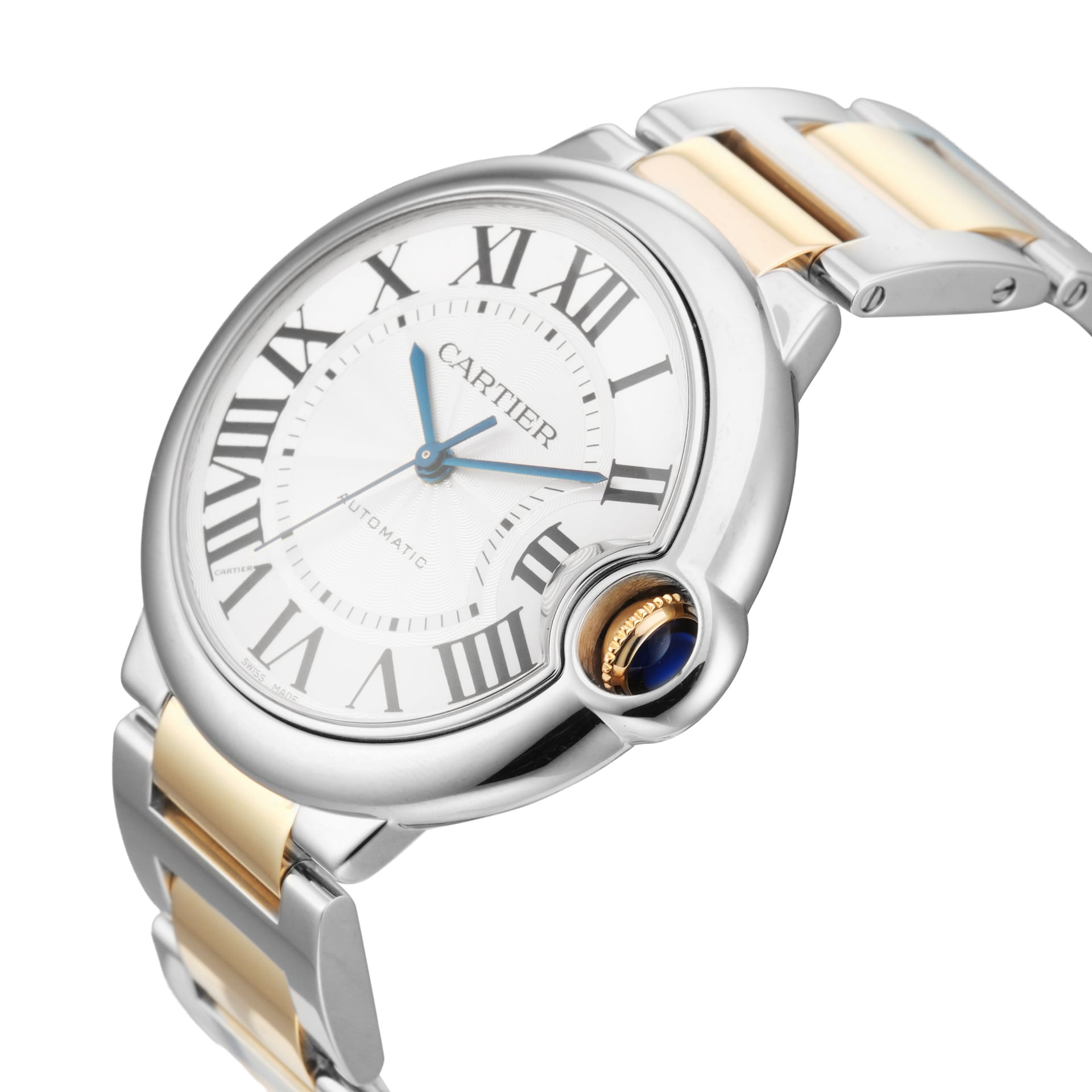 Pre-Owned Cartier Ballon Bleu 36mm Stainless Steel and Yellow Gold