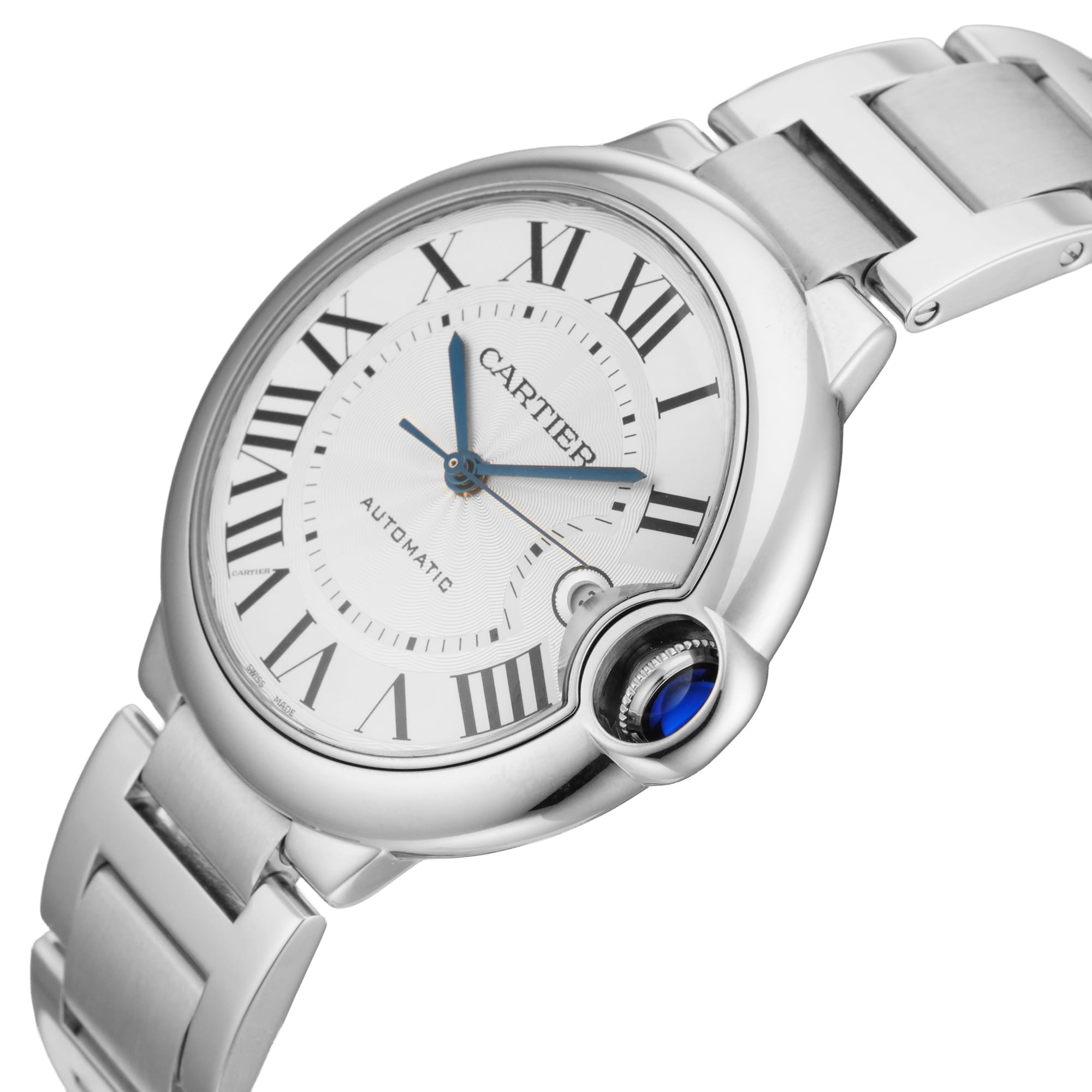Pre-Owned Cartier Ballon Bleu De 39.9mm Stainless Steel