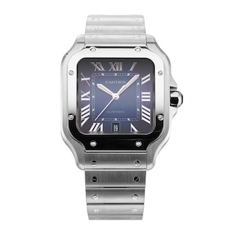 Pre-Owned Cartier Santos de 39.8mm Stainless Steel