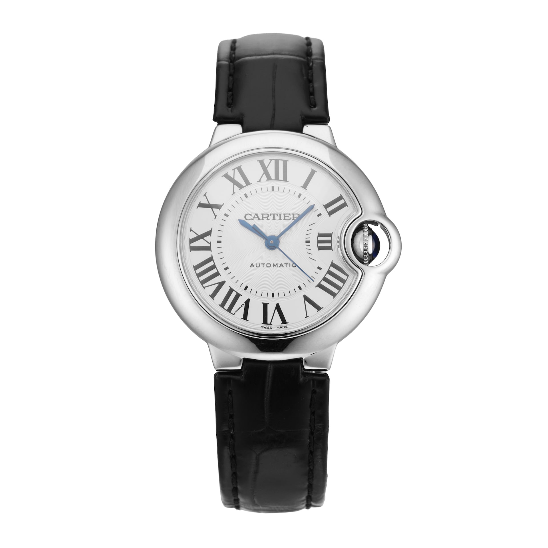 Pre-Owned Cartier Ballon Bleu De 33mm Stainless Steel Pre-Owned Cartier Ballon Bleu De 33mm Stainless Steel