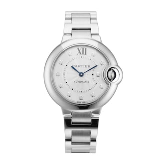 Pre-Owned Cartier Ballon Bleu De 33mm Stainless Steel Pre-Owned Cartier Ballon Bleu De 33mm Stainless Steel