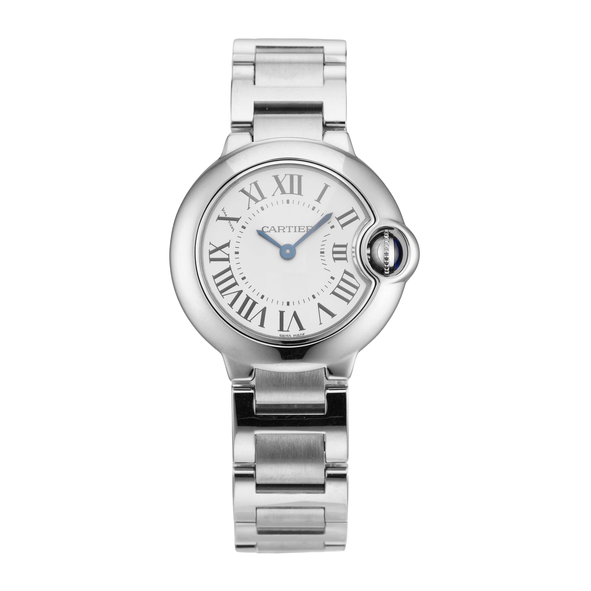 Pre-Owned Cartier Ballon Bleu 28.6mm Stainless Steel Pre-Owned Cartier Ballon Bleu 28.6mm Stainless Steel