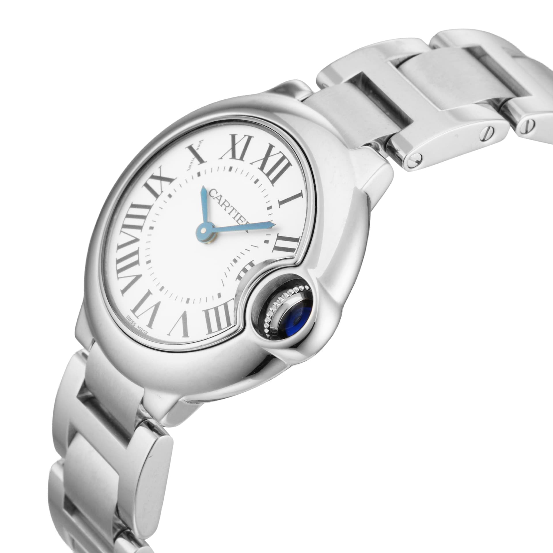 Pre-Owned Cartier Ballon Bleu 28.6mm Stainless Steel Pre-Owned Cartier Ballon Bleu 28.6mm Stainless Steel