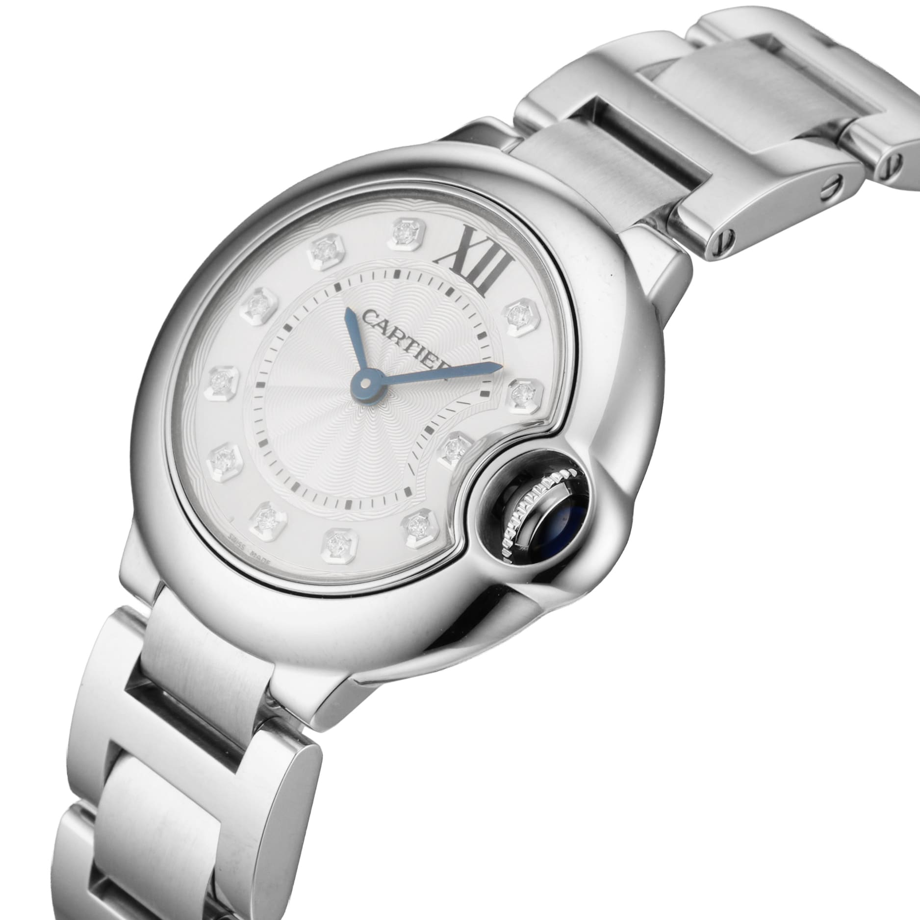 Pre-Owned Cartier Ballon Bleu De 28mm Stainless Steel