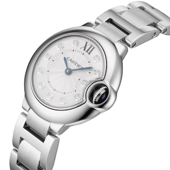 Pre-Owned Cartier Ballon Bleu De 28mm Stainless Steel