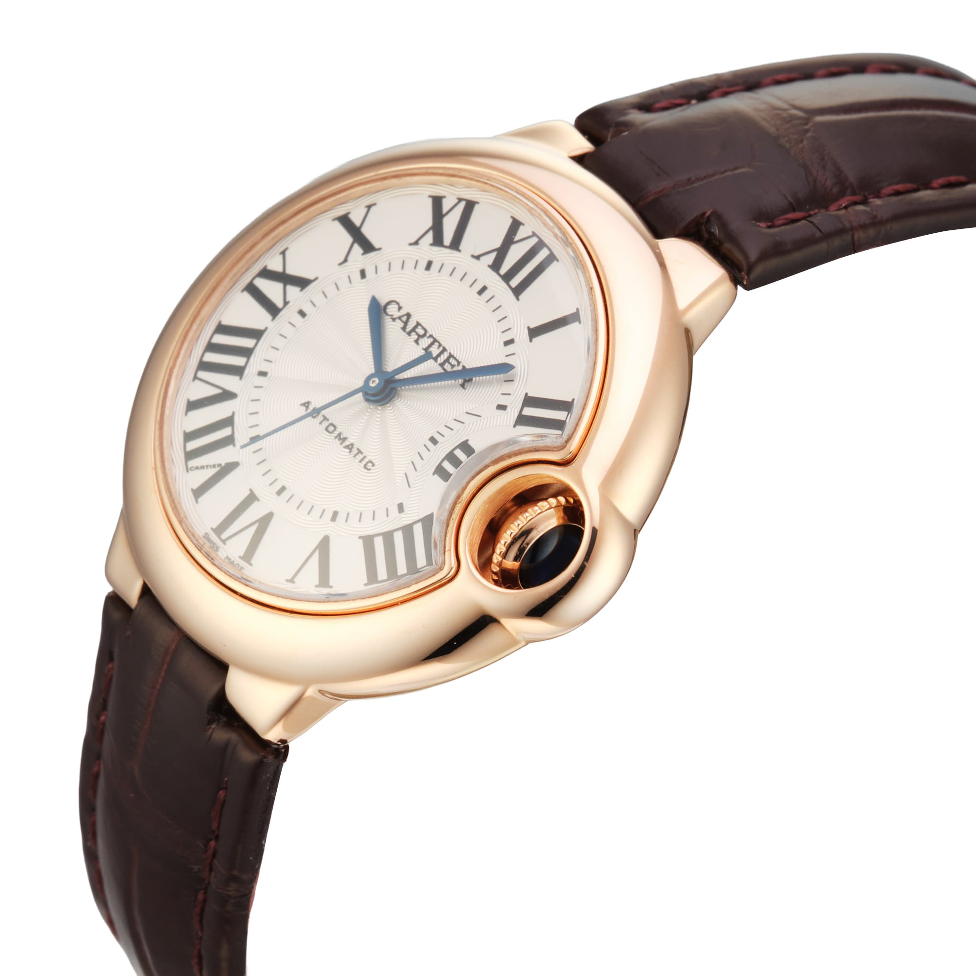 Pre-Owned Cartier Ballon Bleu De 33mm Rose Gold Pre-Owned Cartier Ballon Bleu De 33mm Rose Gold