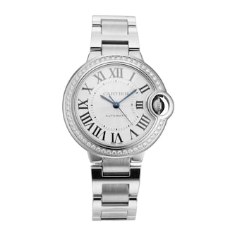 Pre-Owned Cartier Ballon Bleu De 33mm Stainless Steel