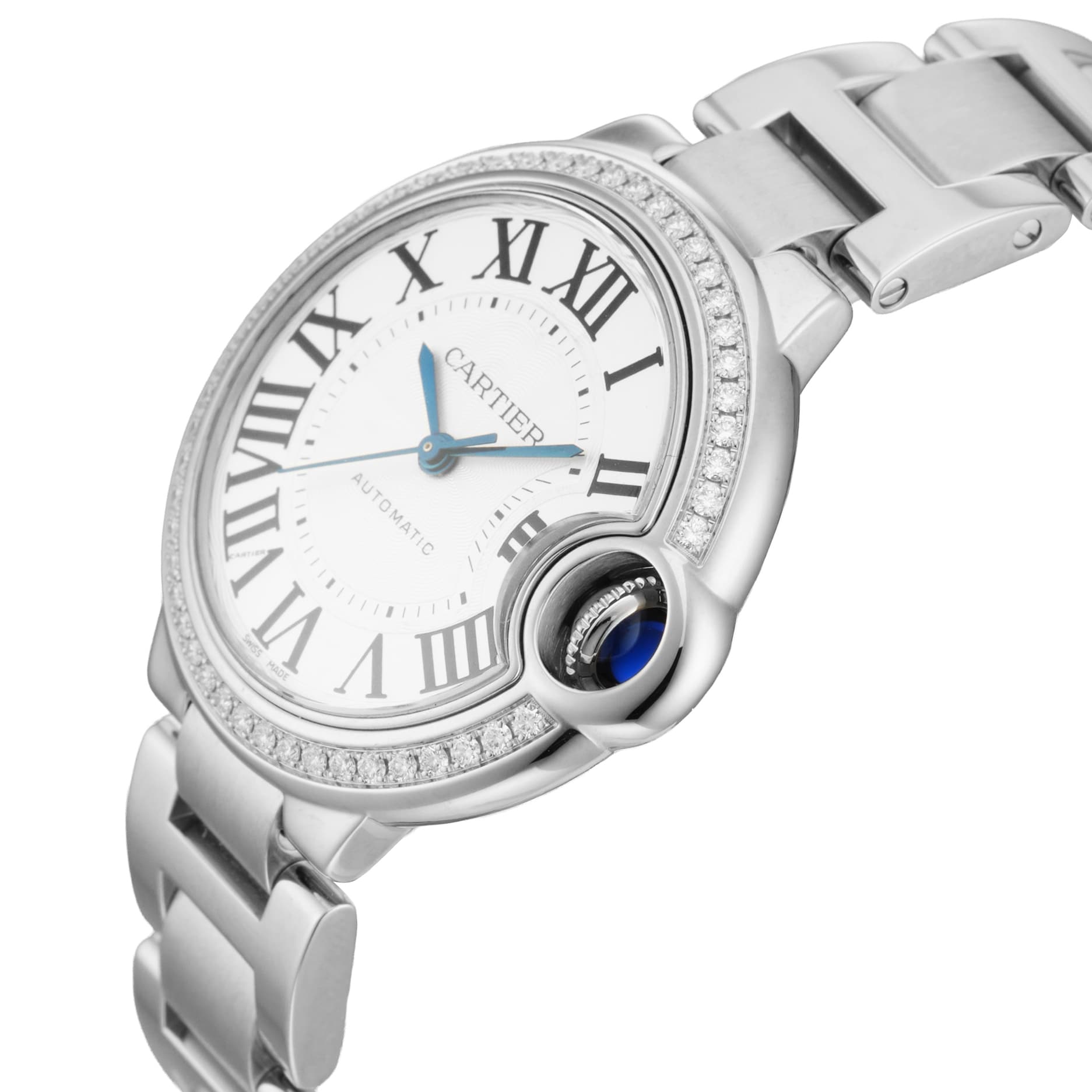 Pre-Owned Cartier Ballon Bleu De 33mm Stainless Steel